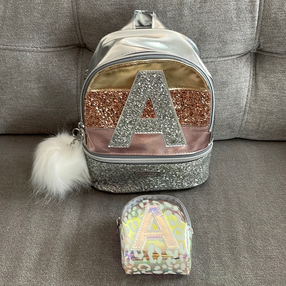 Justice Mini Backpack & Keychain